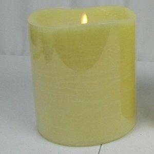 Luminara Flameless 6.25"/7" Wax Flickering Wick Candle Battery Operated
